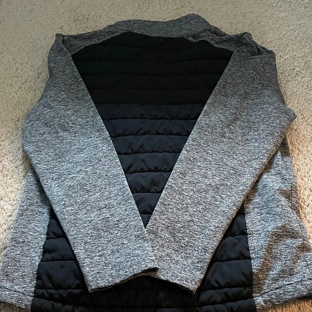 Gray and Black Zip-Up Jacket - Picture 4 of 4